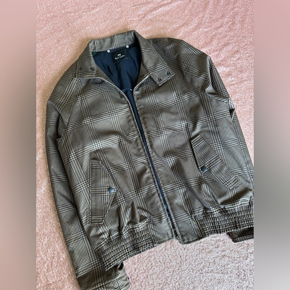 PAUL SMITH Prince Of Wales-Check Zip-Up Jacket, Brown. Academia. Classic, XL. - Picture 6 of 15